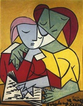 Dos personajes 3 1934 cubismo Pablo Picasso Pinturas al óleo
